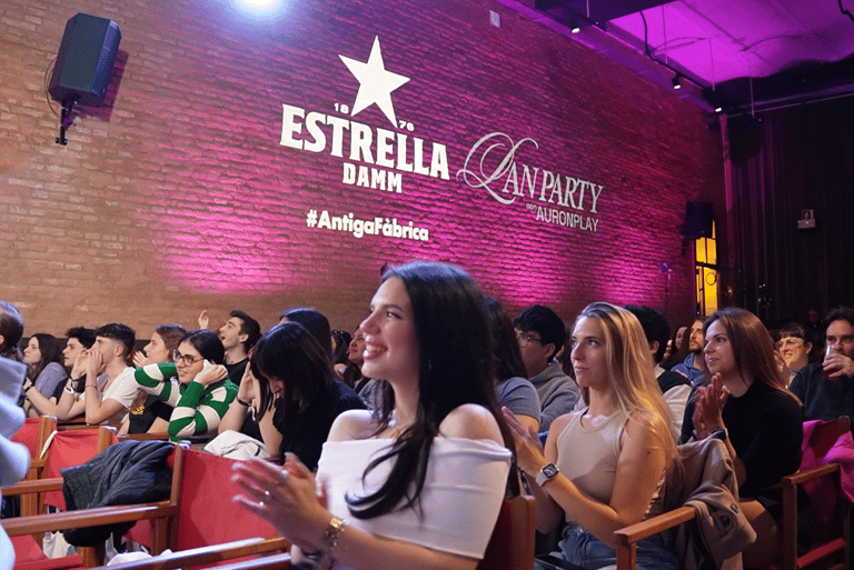 Lanparty de Auronplay en Estrella Damm