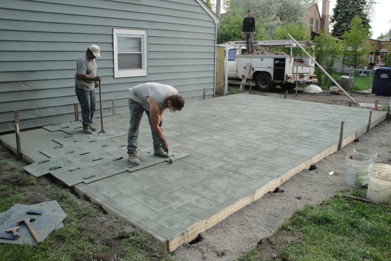 stamped concrete in Gresham, Oregon