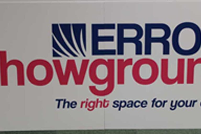 Commissioned sign for Errol Showground