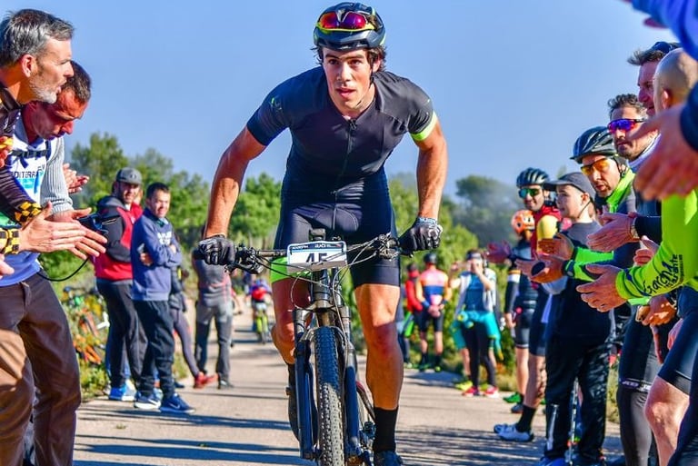 Cross country race with Joseph De Poortere