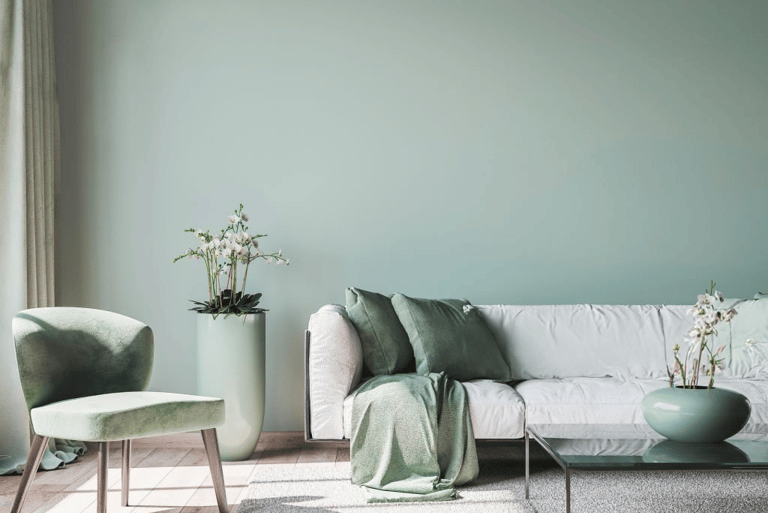 Peinture vert d'eau