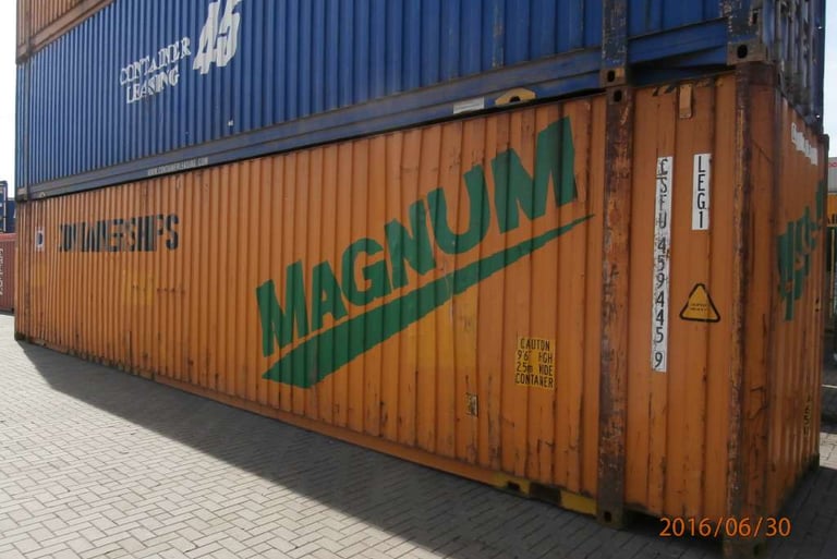 Used 45'HCPW shipping container