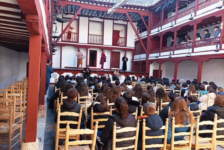 teatro para institutos en el corral de comedias de almagro