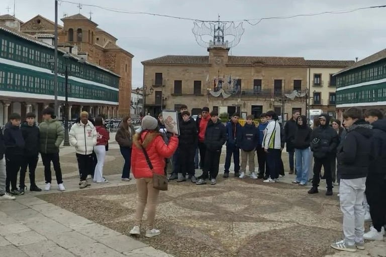 visita guiada para institutos en almagro. actividades campaña escolar