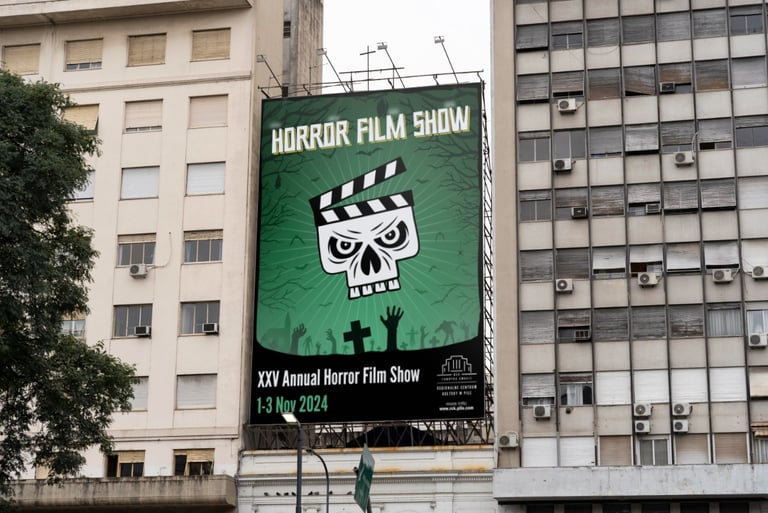 Horror Film Show large city banner