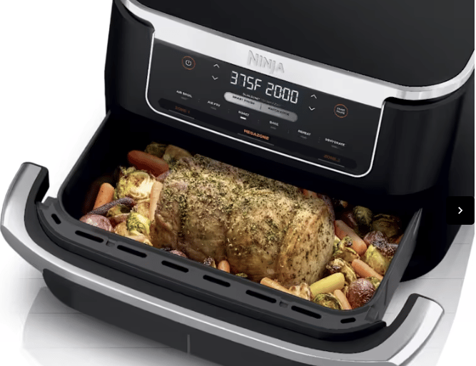 Ninja Foodi FlexBasket air fryer 7 qt MegaZone Ninja FlexBasket air fryer large capacity dual zone