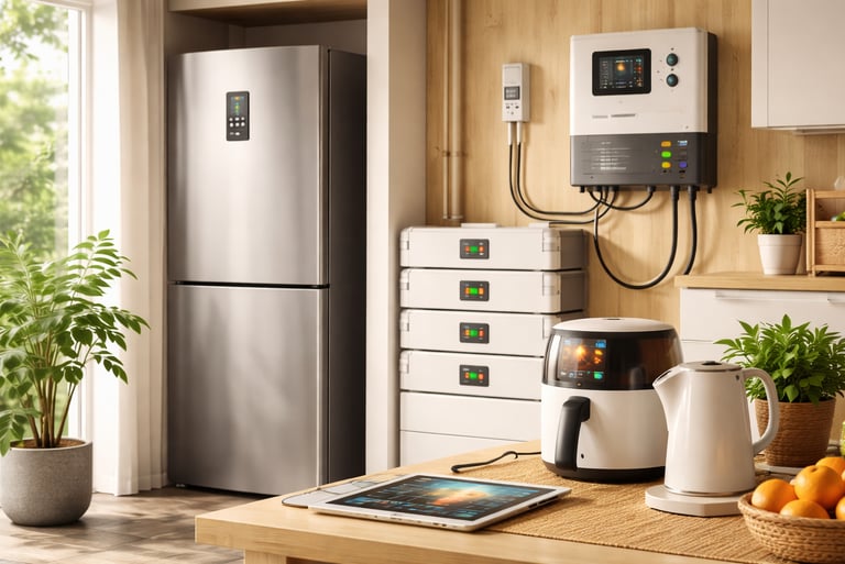 Minimalist off-grid kitchen setup