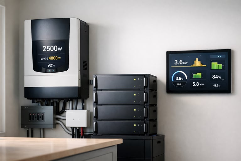 Ultra-premium off-grid solar inverter system