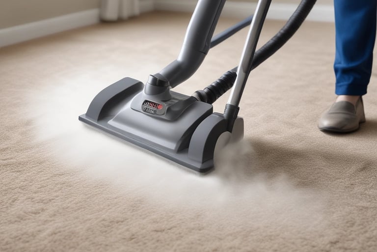 a person in a blue mask and a mask holding a ladder