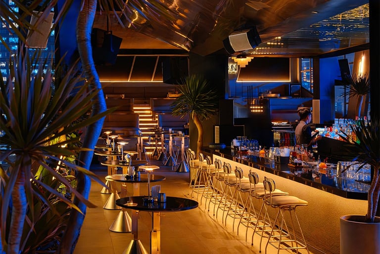 Zion Sky Lounge & Dining picture of Bar, Dj area to VIP Section empty