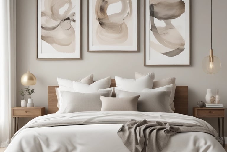 neutral abstract wall art prints
