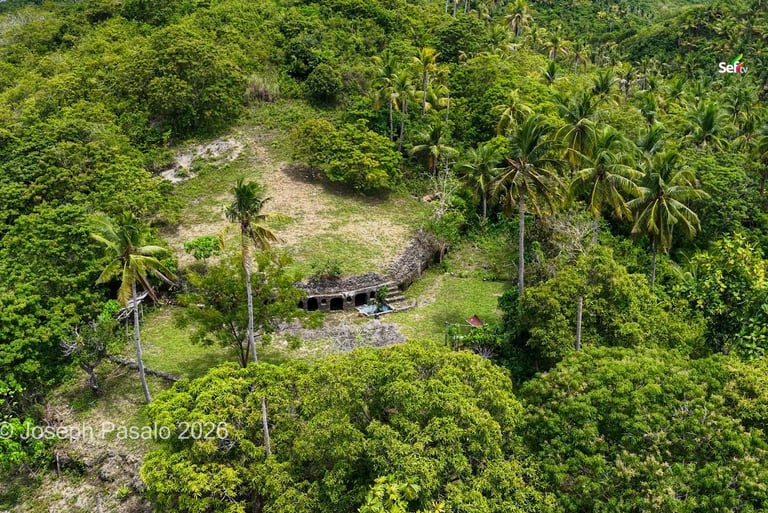 aerial view of Balay na bato in esperanza masbate