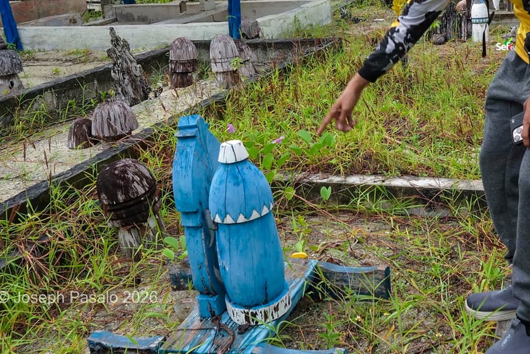 unique graveyard markers in tawi-tawi