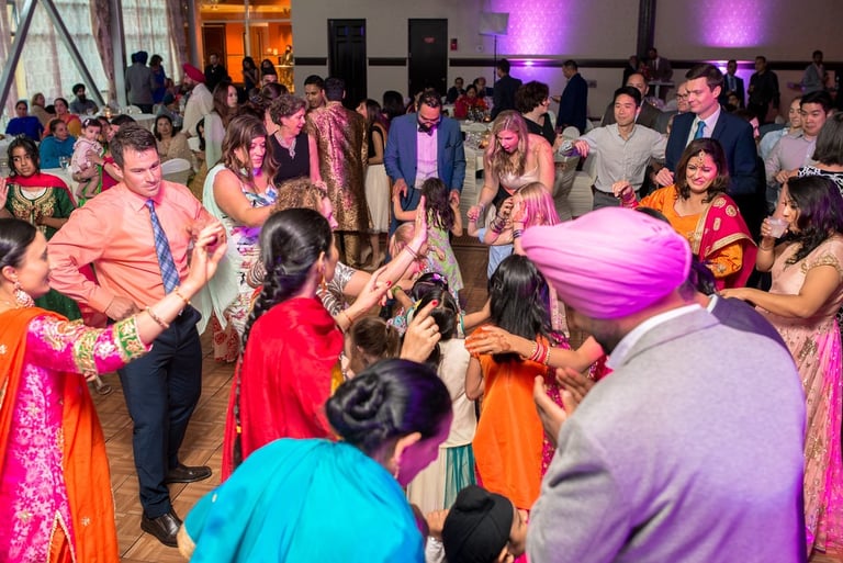 Punjabi engagement party in Kent WA