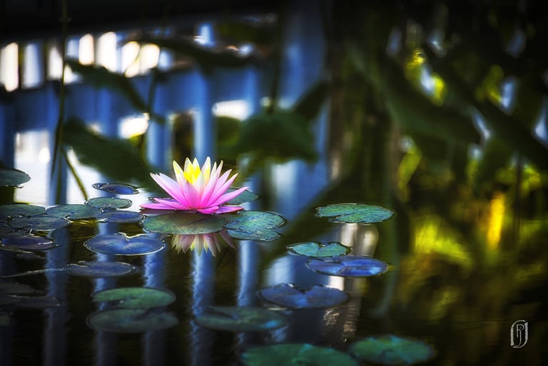 Photo of water lily flower