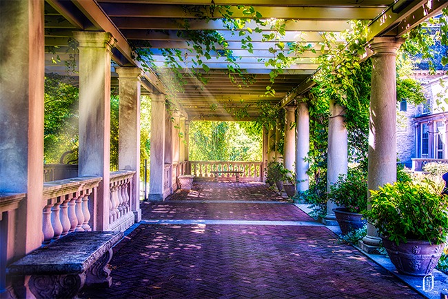 Photo of multicolor terrace