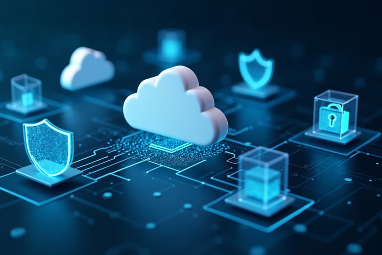 Mehrstufige Cloud-Sicherheit in bedrohlichen Zeiten (Quelle: Eigene Darstellung)