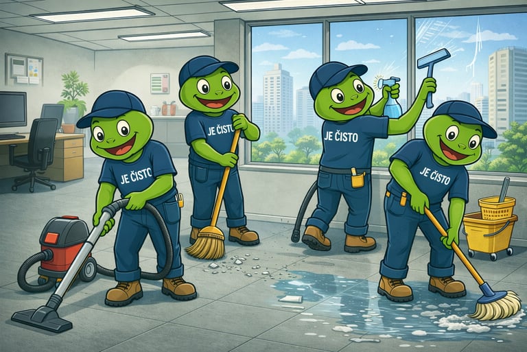 Čiščenje pisarn JE ČISTO