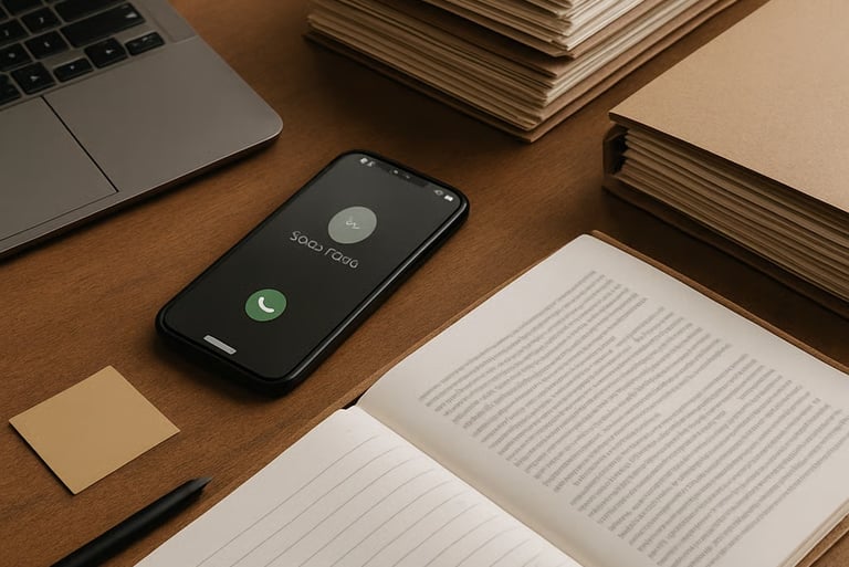 Gestion administrative et suivi des dossiers clients sur bureau de travail