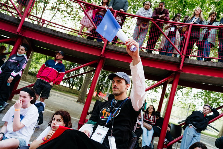 Loic DDF Crew Juge Freely battle la villette