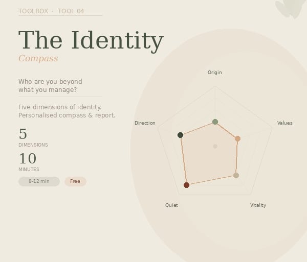 Who are you beyond the roles you carry? The Identity Compass