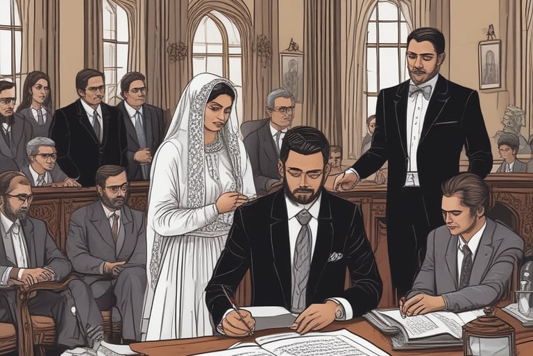 court marriage process