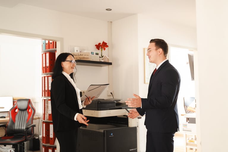 Beratungsstellenleitung und stellvertretende Leitung von DSM Office Passau – erfahrene Ansprechpartner für Ihre Anliegen