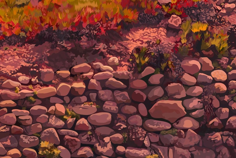 THE LONE CYPRESS – Lone Cypress Art (Vector Hyperrealism) detail 5