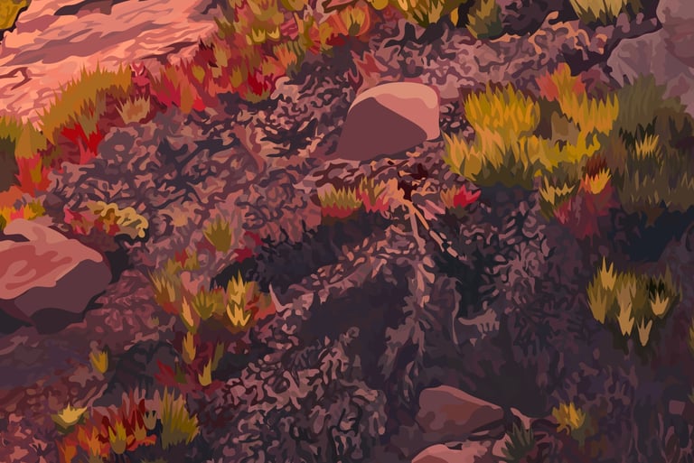 THE LONE CYPRESS – Lone Cypress Art (Vector Hyperrealism) detail 6