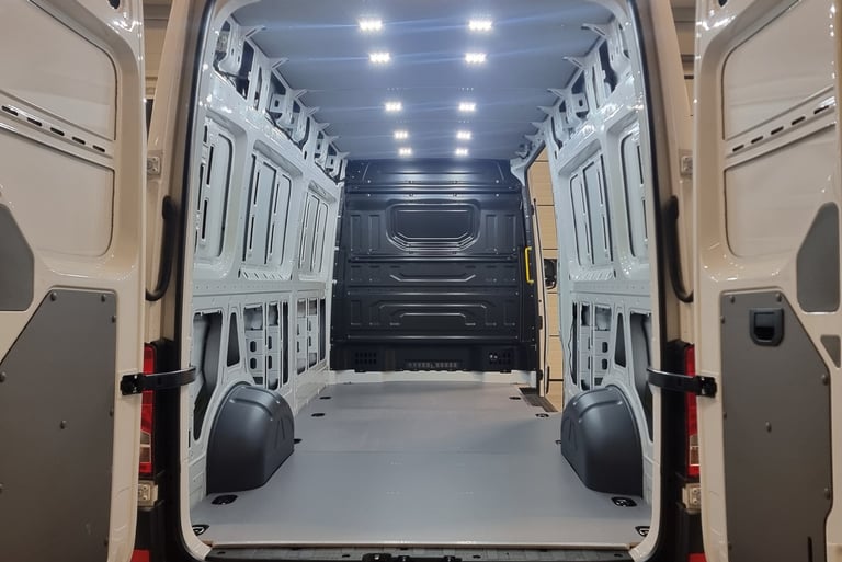 VW Crafter faneravimas