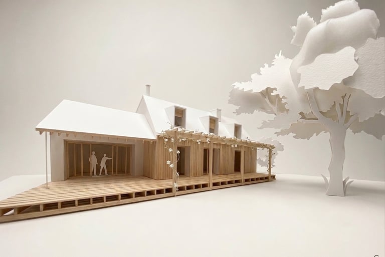 Maquette rénovation maison néo-bretonne