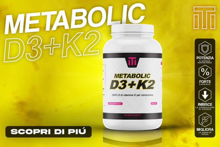 a bottle of metabolic d3 k2