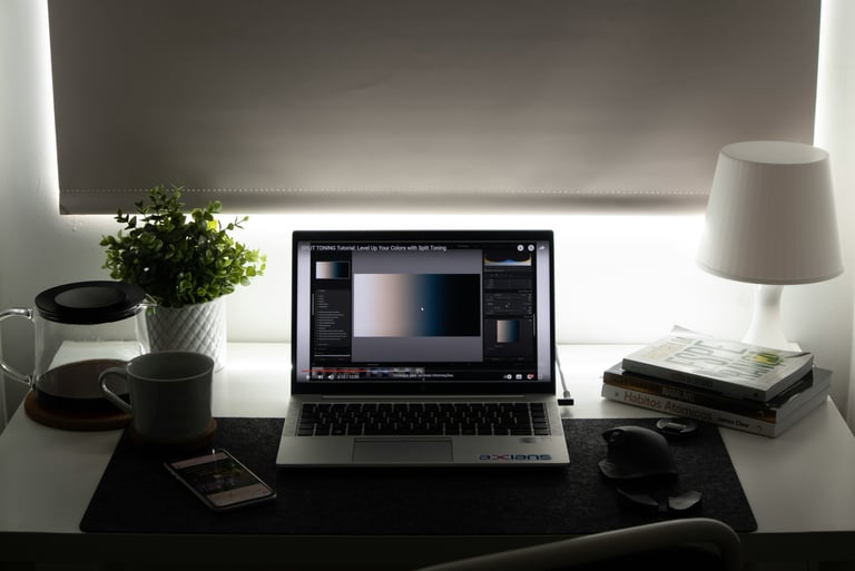 Everyday Work Desk with Essentials