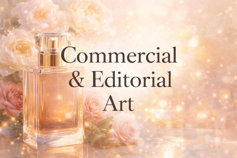 Modern Commercial and Editorial digital artwork featuring expressive color and form