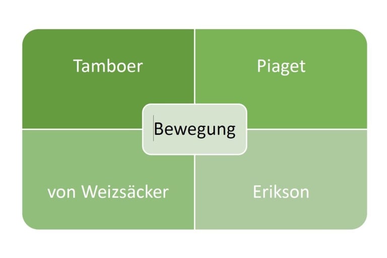 Bewegung kann aus unterschiedlicher Sichtweise verstanden werden.