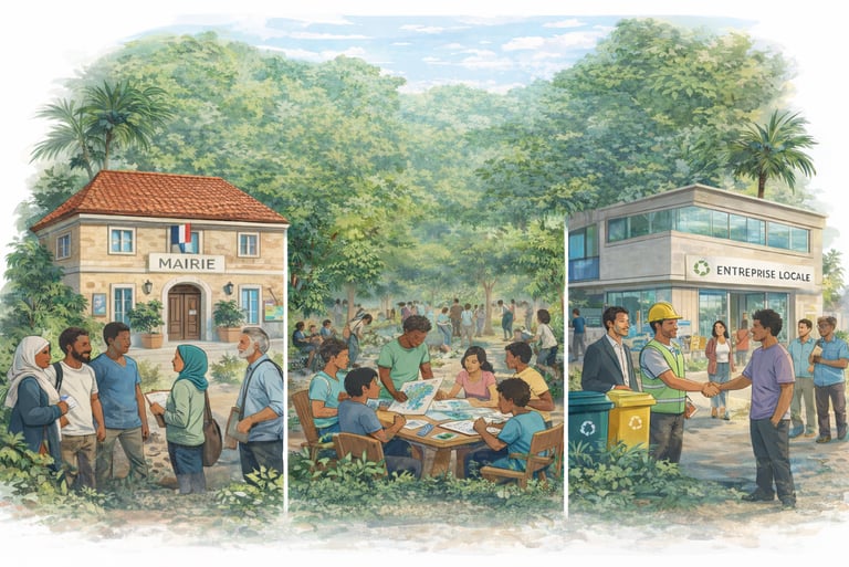 Partenaires locaux et habitants mobilisés autour d’actions environnementales à Mayotte