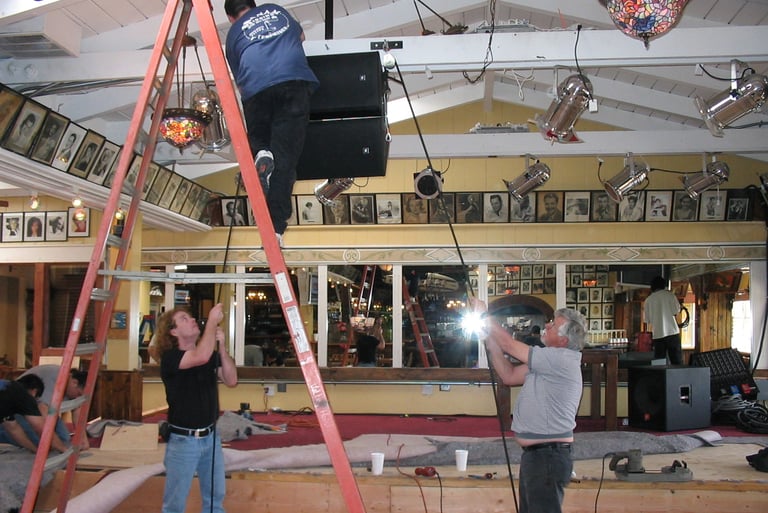 Audio Rigging by MW Audio Visual - Malibu, CA