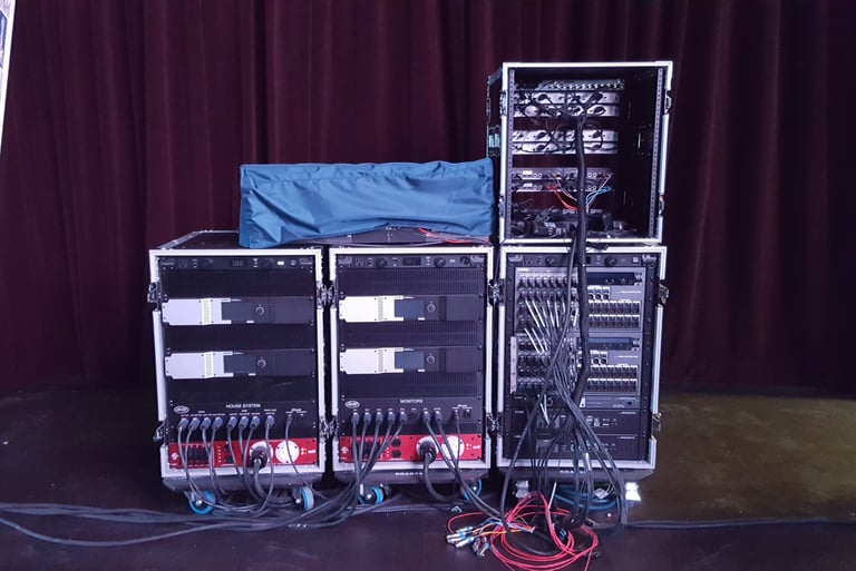 Amplifier and Monitor Racks by MW Audio Visual