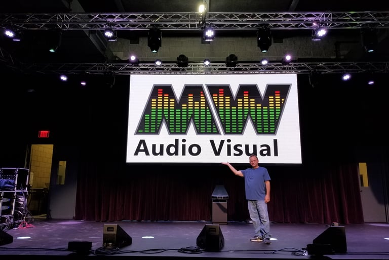 Video Wall Installation Southern California by MW Audio Visual - Live House Hollywood