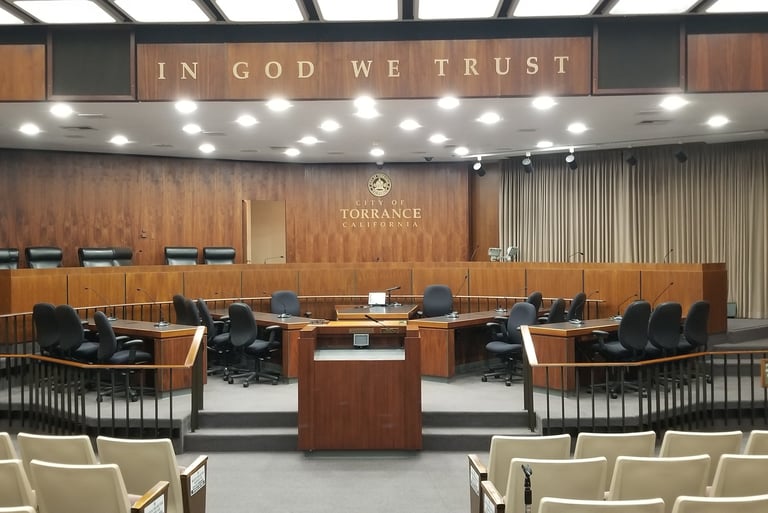 City of Torrance Council Chambers - MW Audio Visual