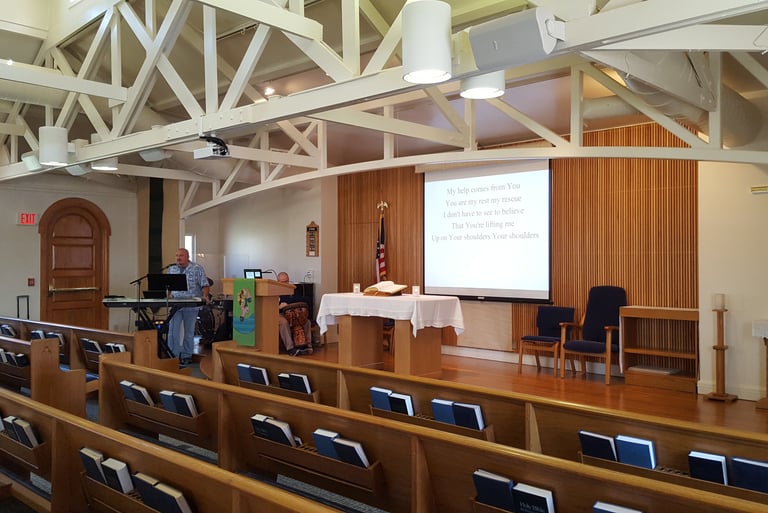US Air Force Church San Pedro, CA - A/V Install by MW Audio Visual