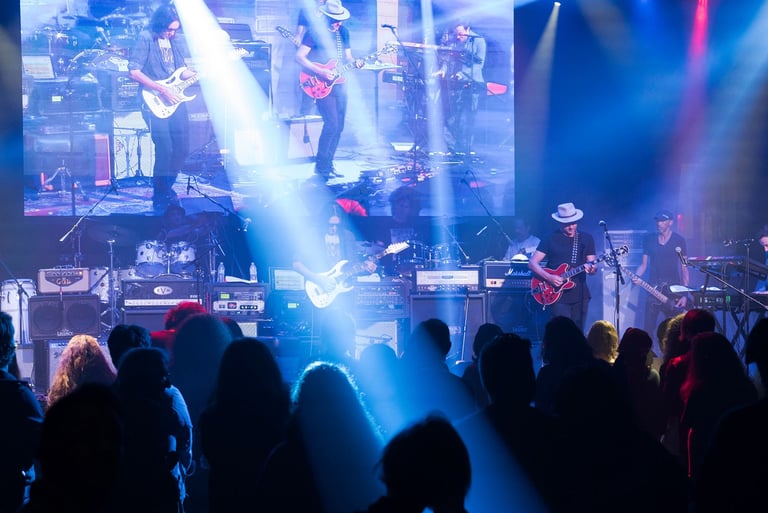 MW Audio Visual Concert Venue Design and Installation - Steve Vai at Live House Hollywood