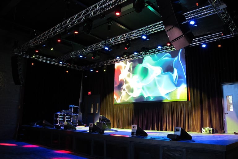 MW Audio Visual Concert Venue Design and Installation - Live House Hollywood