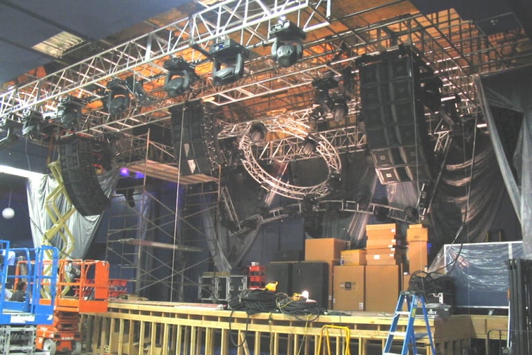 Concert System Installations by MW Audio Visual - The Vault 350 Long Beach, CA