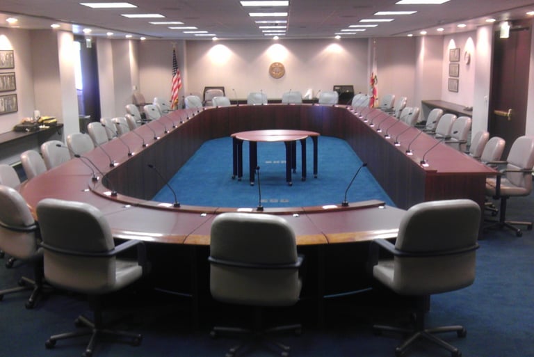 Government Facility Audio Design and Installation by MW Audio Visual - Los Angeles County Bar Assoc.