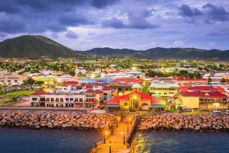 Basseterre en San Cristóbal y Nieves
