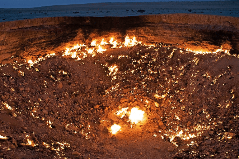 Puerta al infierno de Darvaza, Turkmenistán