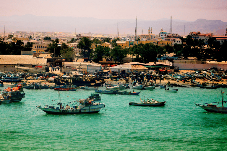 Puerto de Bosaso, Somalia