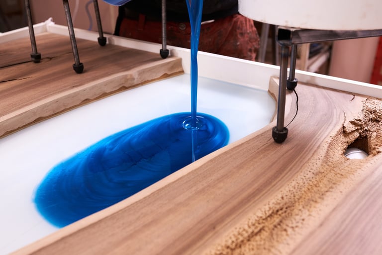 Tabletop epoxy resin for casting