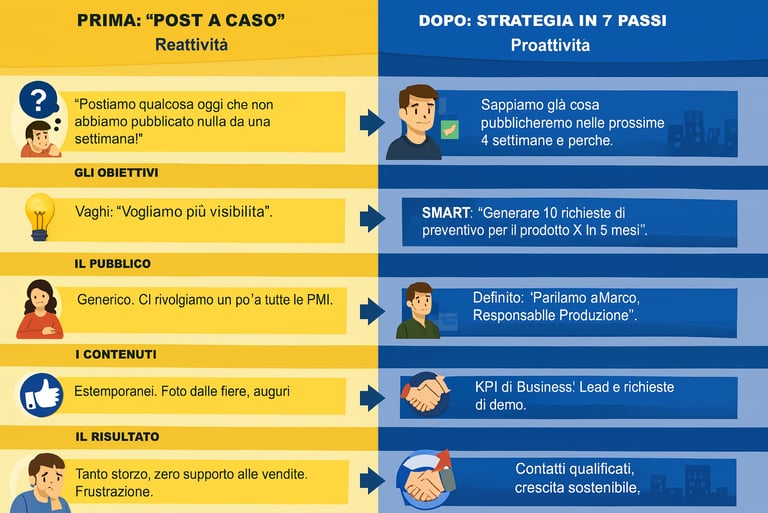 Come costruire un piano di comunicazione per PMI in 7 passi